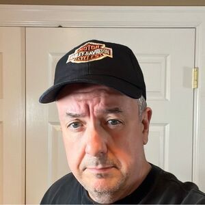 Harley-Davidson Black Logo Cap Adjustable Strap